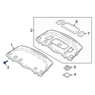 Kia OE - Package Tray Trim Bolt