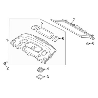 Kia OE - Rear Body & Floor - Interior Trim (Package Tray, With Sunshade)