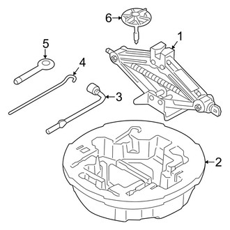 Kia OE - Rear Body & Floor - Jack & Components