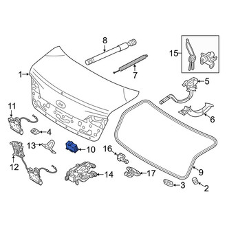 Kia OE - Rear Trunk Lid Release Switch