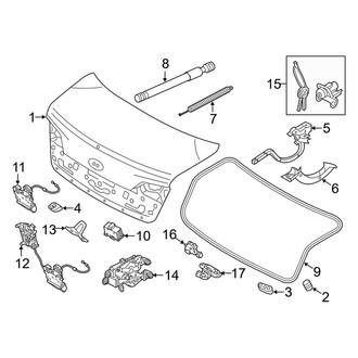 Kia OE - Trunk Lid - Lid & Components