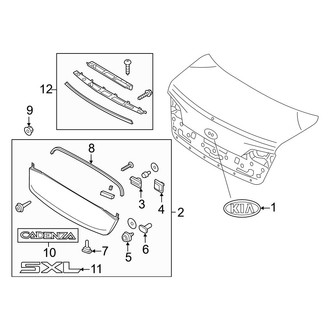 Kia OE - Trunk Lid - Exterior Trim