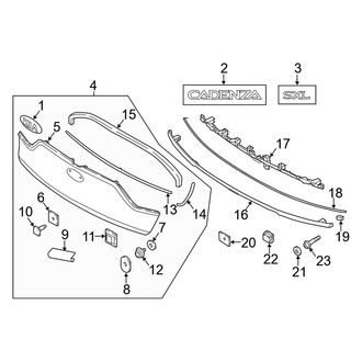 Kia OE - Trunk Lid - Exterior Trim