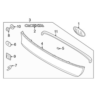 Kia OE - Trunk Lid - Exterior Trim