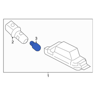 Kia OE - Rear License Plate Light Bulb