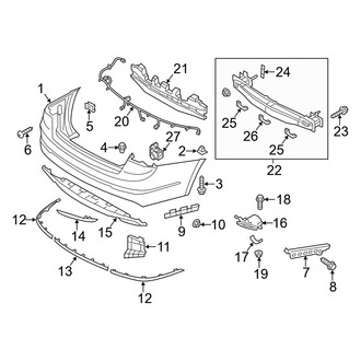 Kia OE - Rear Bumper - Bumper & Components