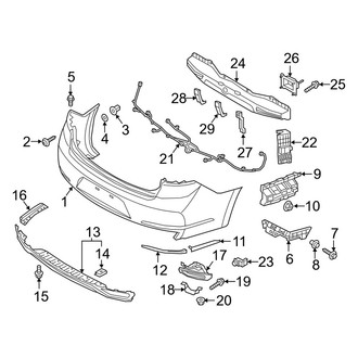 Kia OE - Rear Bumper - Bumper & Components