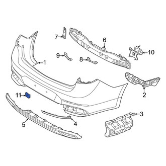 Kia OE - License Frame Nut