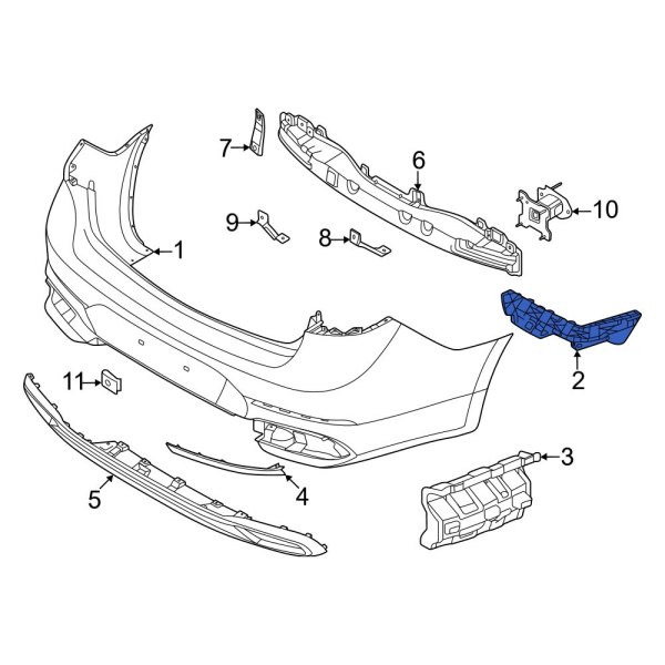 Bumper Cover Bracket