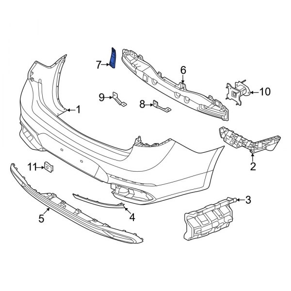 Bumper Impact Bar Bracket