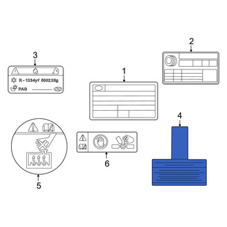 Kia OE - Air Bag Information Label
