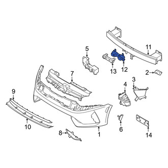 Kia OE - Front Bumper Cover Reinforcement