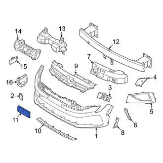 Kia OE - Front License Plate Bracket