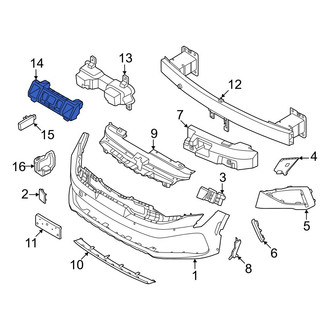 Kia OE - Bumper Cover Reinforcement Bracket
