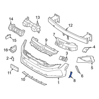 Kia OE - Front Right Reflector Panel