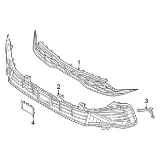 Kia OE - Front Bumper & Grille - Grille & Components