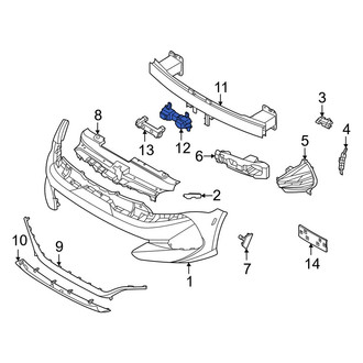 Kia OE - Front Bumper Cover Reinforcement