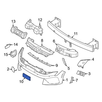 Kia OE - Front License Plate Bracket