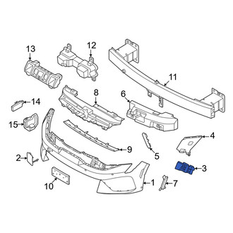 Kia OE - Front Left Inner Bumper Cover Bracket