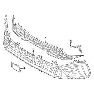 Kia OE - Front Bumper & Grille - Grille & Components