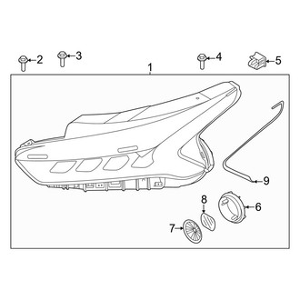 Kia OE - Front Lamps - Headlamp Components