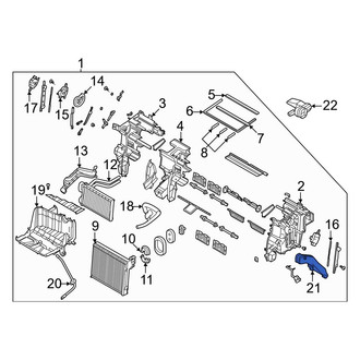 Kia OE - Front Right Lower Instrument Panel Air Duct