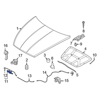 Kia OE - Front Hood Latch