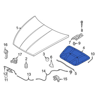 Kia OE - Front Hood Insulation Pad