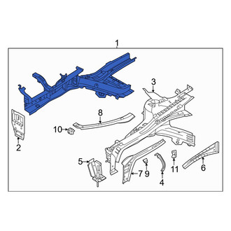 Kia OE - Front Right Fender Rail