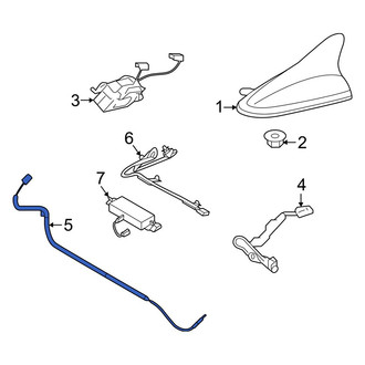 Kia OE - Front Antenna Cable