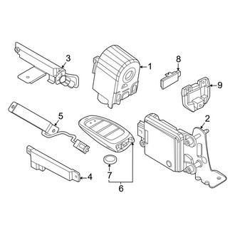 Kia OE - Electrical - Keyless Entry Components