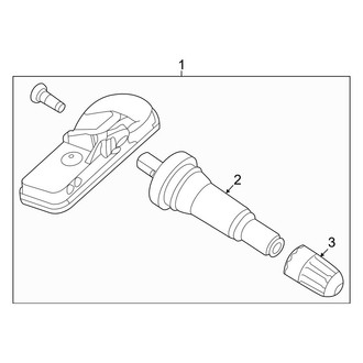Kia OE - Electrical - Tire Pressure Monitor Components (EX / GT-Line / LXS)