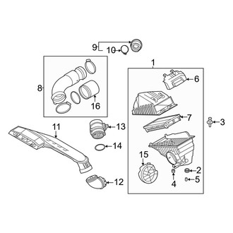 Kia OE - Engine / Transaxle - Air Intake (2.5L)