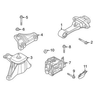 Kia OE - Engine / Transaxle - Engine & Transmission Mounting (2.5L)