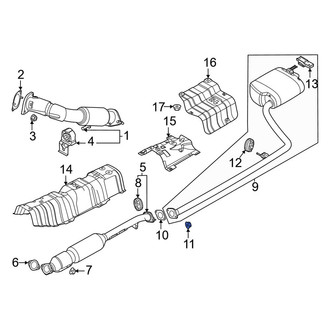Kia OE - Exhaust Pipe Nut