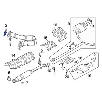 Kia OE - Front Exhaust Pipe Flange Gasket