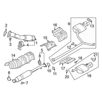 Kia OE - Exhaust System - Exhaust Components (2.5L)
