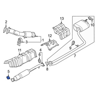 Kia OE - Center Exhaust Muffler Gasket