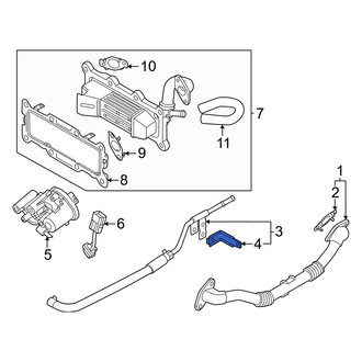Kia OE - Vacuum Line Bracket
