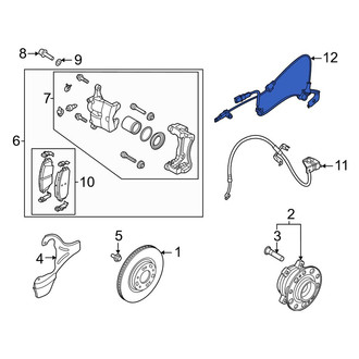 Kia OE - Front Right ABS Wheel Speed Sensor