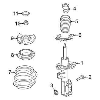 Kia OE - Front Suspension - Struts & Components