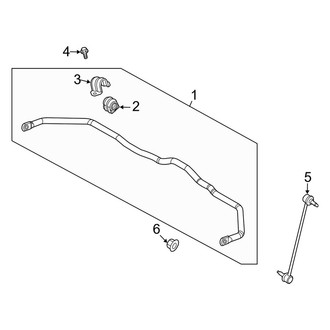Kia OE - Front Suspension - Stabilizer Bar & Components