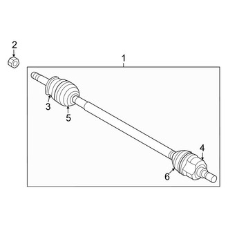 Kia OE - Front Suspension - Drive Axles (EX / GT-Line / LX / LXS)