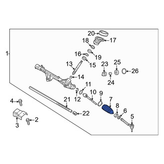 Kia OE - Rack and Pinion Bellows