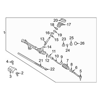 Kia OE - Steering Gear & Linkage (1.6L)
