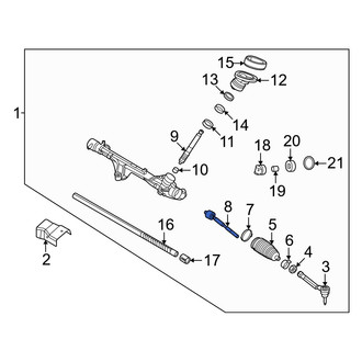 Kia OE - Right Outer Steering Tie Rod End
