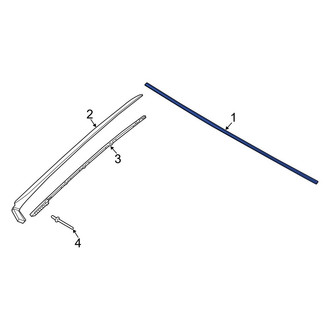 Kia OE - Front Center Windshield Molding