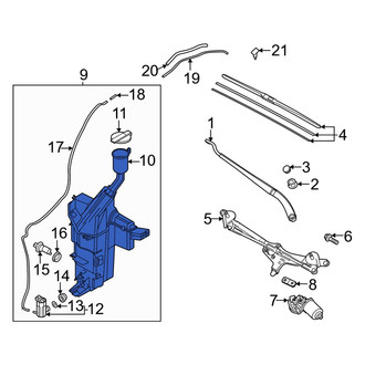 Kia OE - Washer Fluid Reservoir