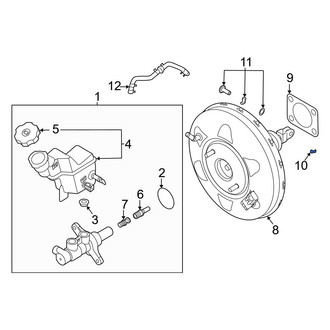 Kia OE - Power Brake Booster Cotter Pin