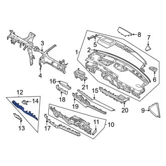 Kia OE - Instrument Panel Knee Bolster